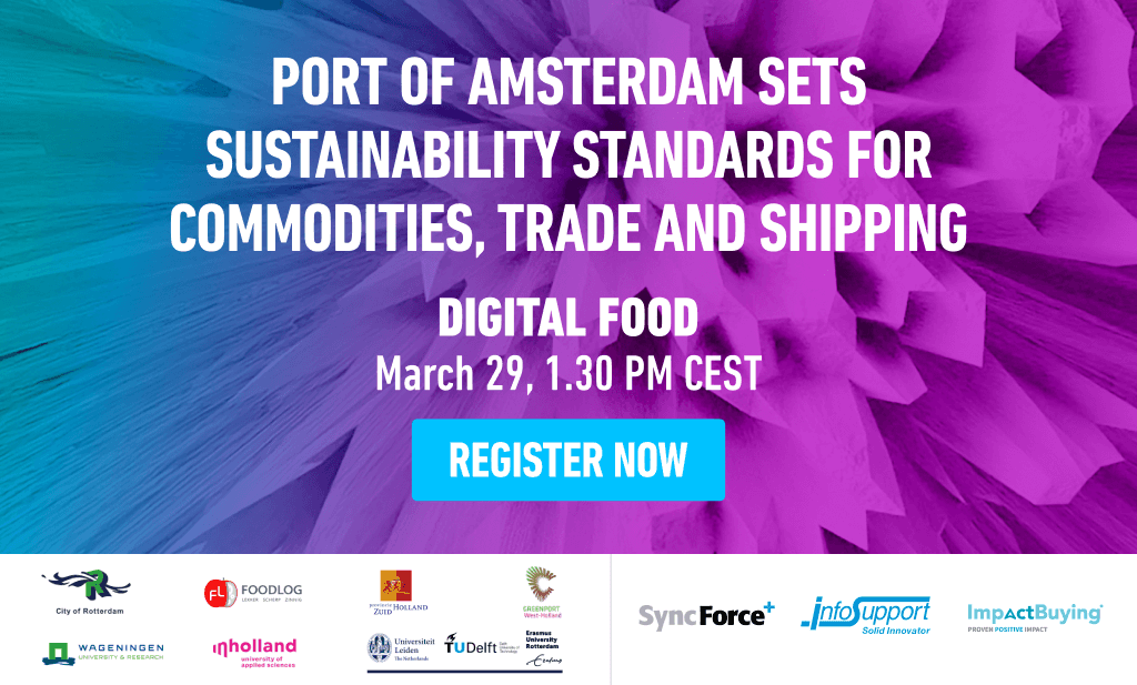 Port of Amsterdam sets Sustainability Standards for Commodities Shipping