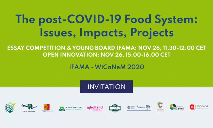 Invitation live webinar: Open Innovation as a remedy for pandemic crisis in agri-food